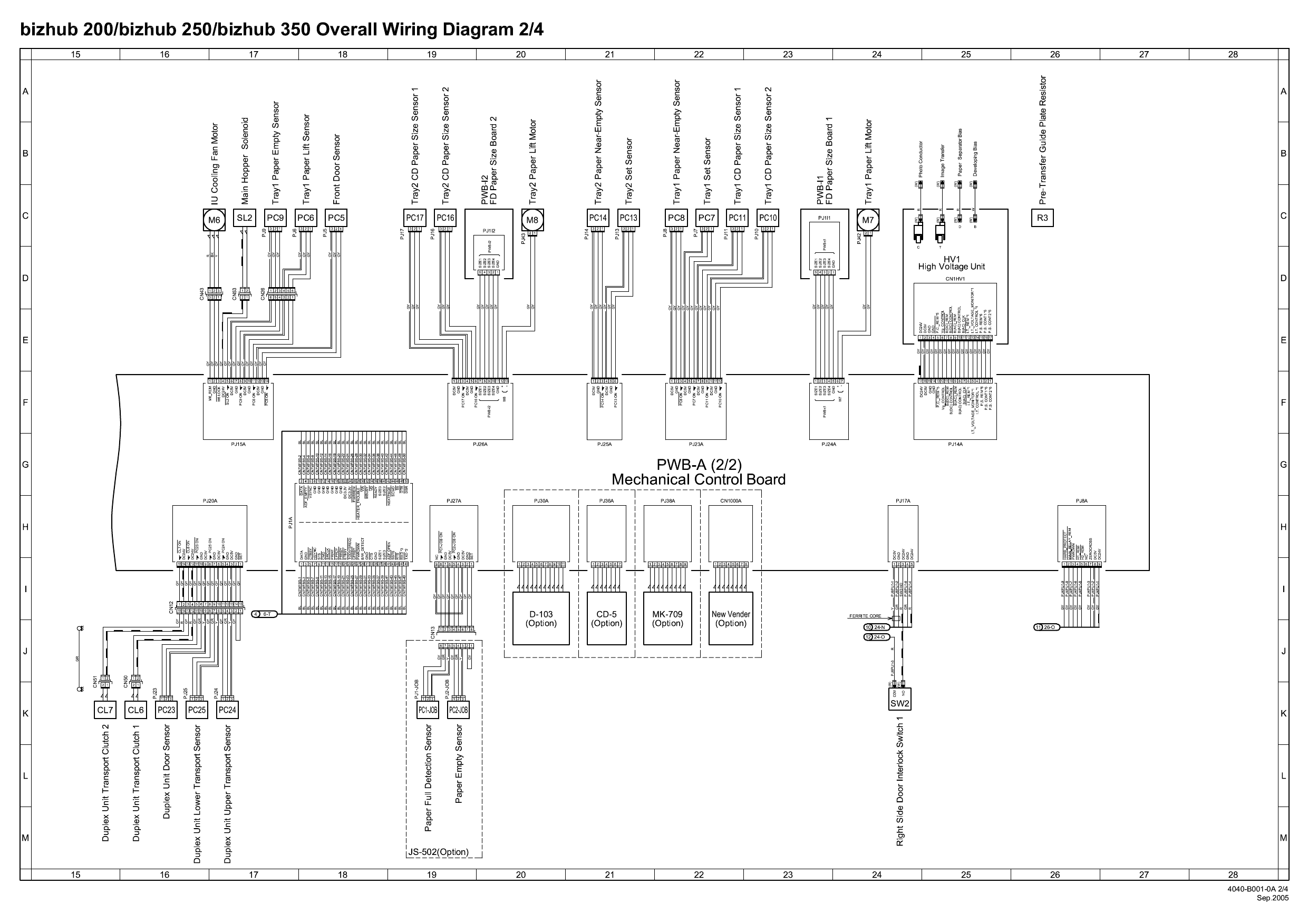 Konica-Minolta bizhub 200 250 350 Circuit Diagram-2